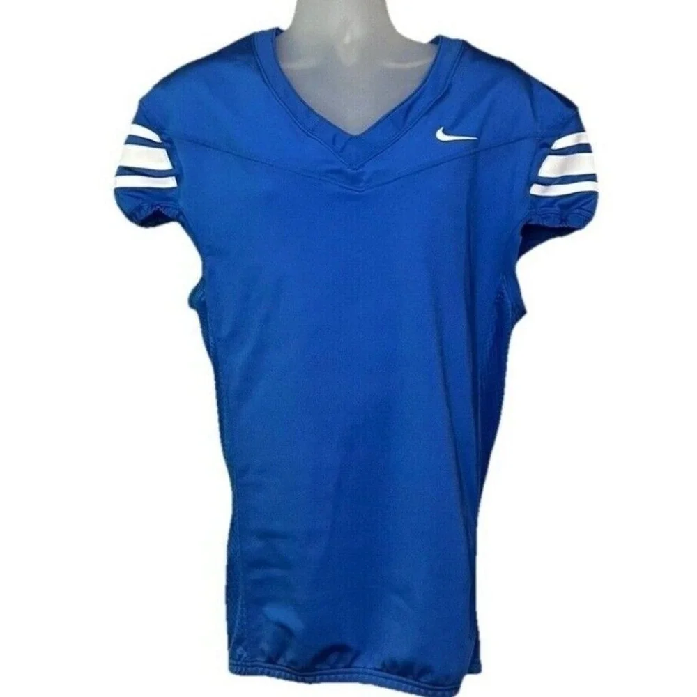 Nike Football Performance Jersey Mesh Vented Mens L CI3767-494‎ Blue NWT